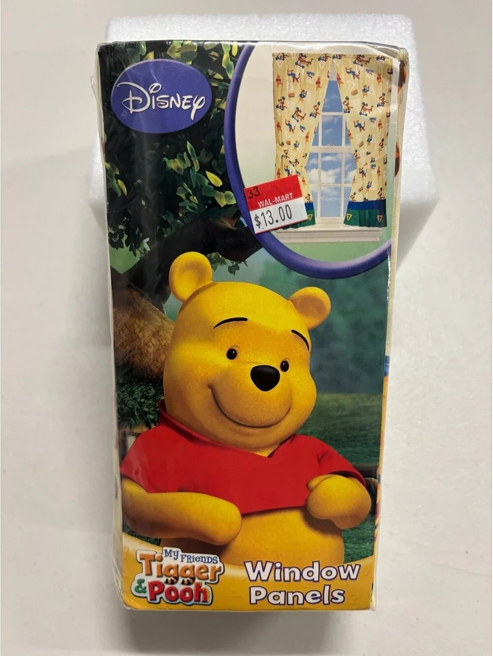 Vintage Disney My Friends Tigger and Pooh Super Sleuths Window Curtain Panels 82